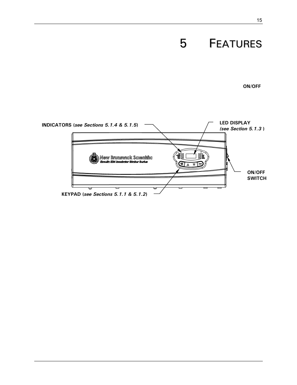 5f f | Eppendorf Excella E-24R Benchtop Incubator Shakers User Manual | Page 15 / 48