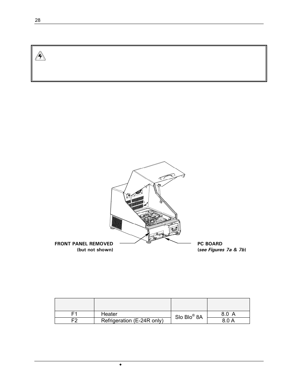 Warning | Eppendorf Excella E-24R Benchtop Incubator Shakers User Manual | Page 28 / 48