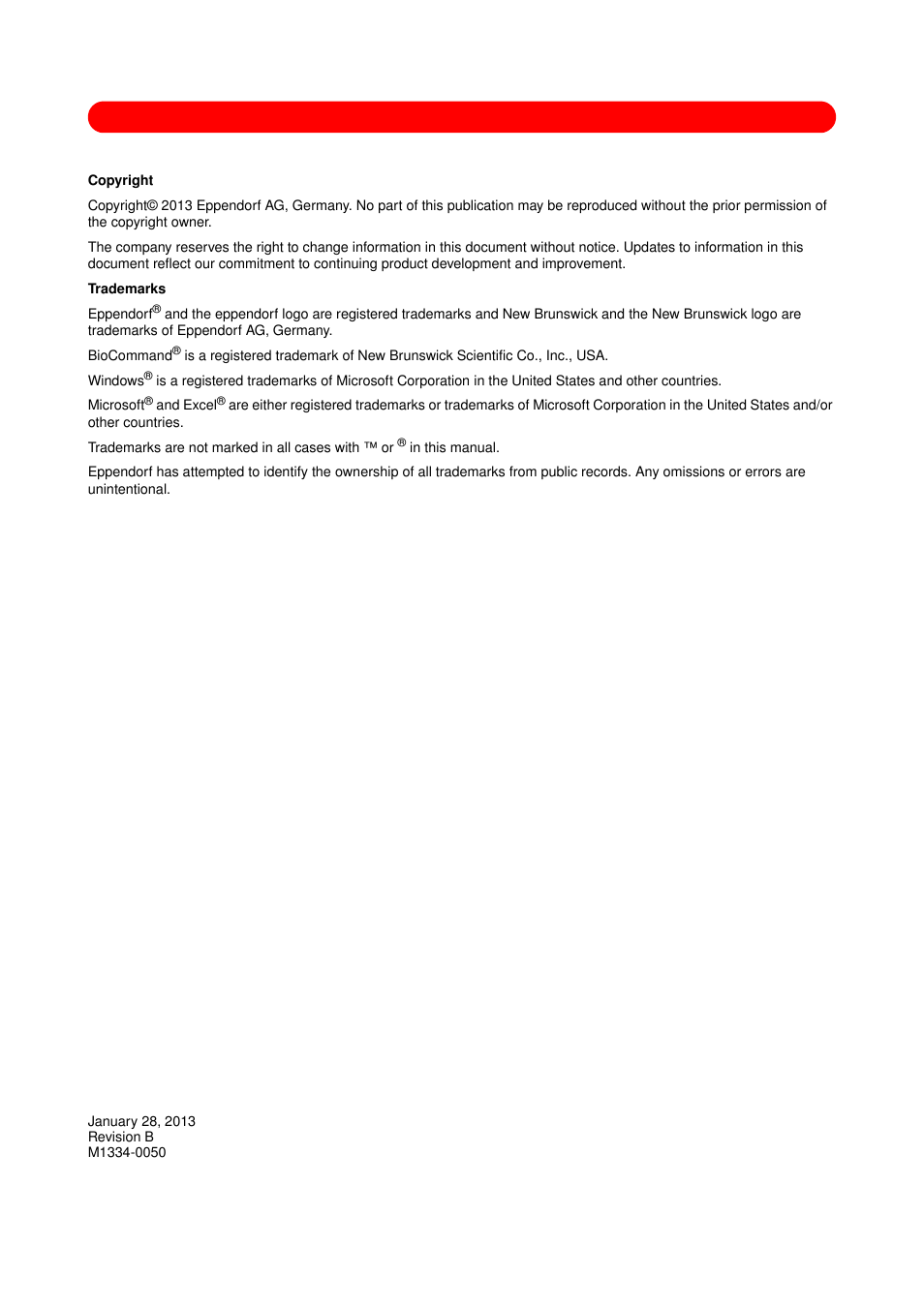 Eppendorf S41i Incubator Shaker User Manual | Page 2 / 72