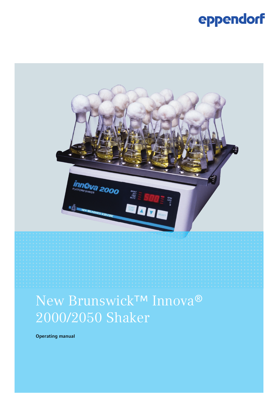 Eppendorf Innova 2050 Digital Platform Shaker User Manual | 42 pages