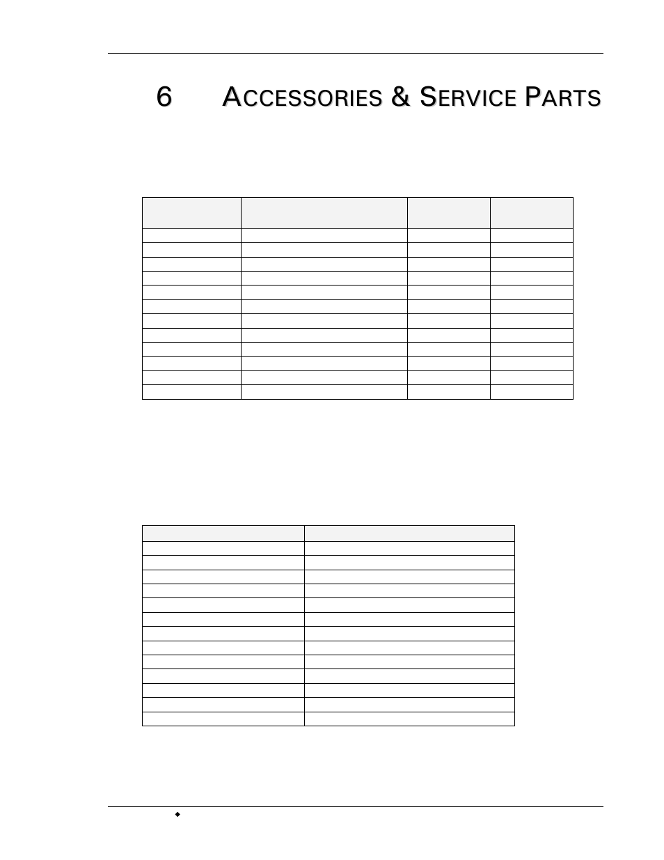 6 accessories & service parts, 1 platforms, 2 flask clamps | Accessories & service parts, Latforms, Lask, Lamps, 6a a | Eppendorf 5000 Digital Tier Shake User Manual | Page 33 / 42