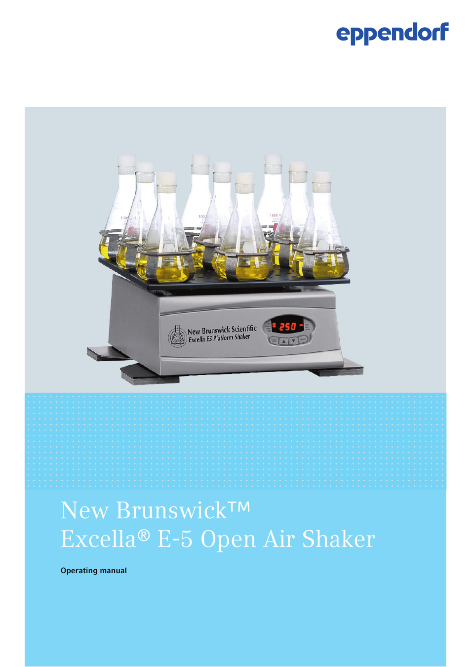 Eppendorf Excella E-5 Classic Platform Shaker User Manual | 42 pages