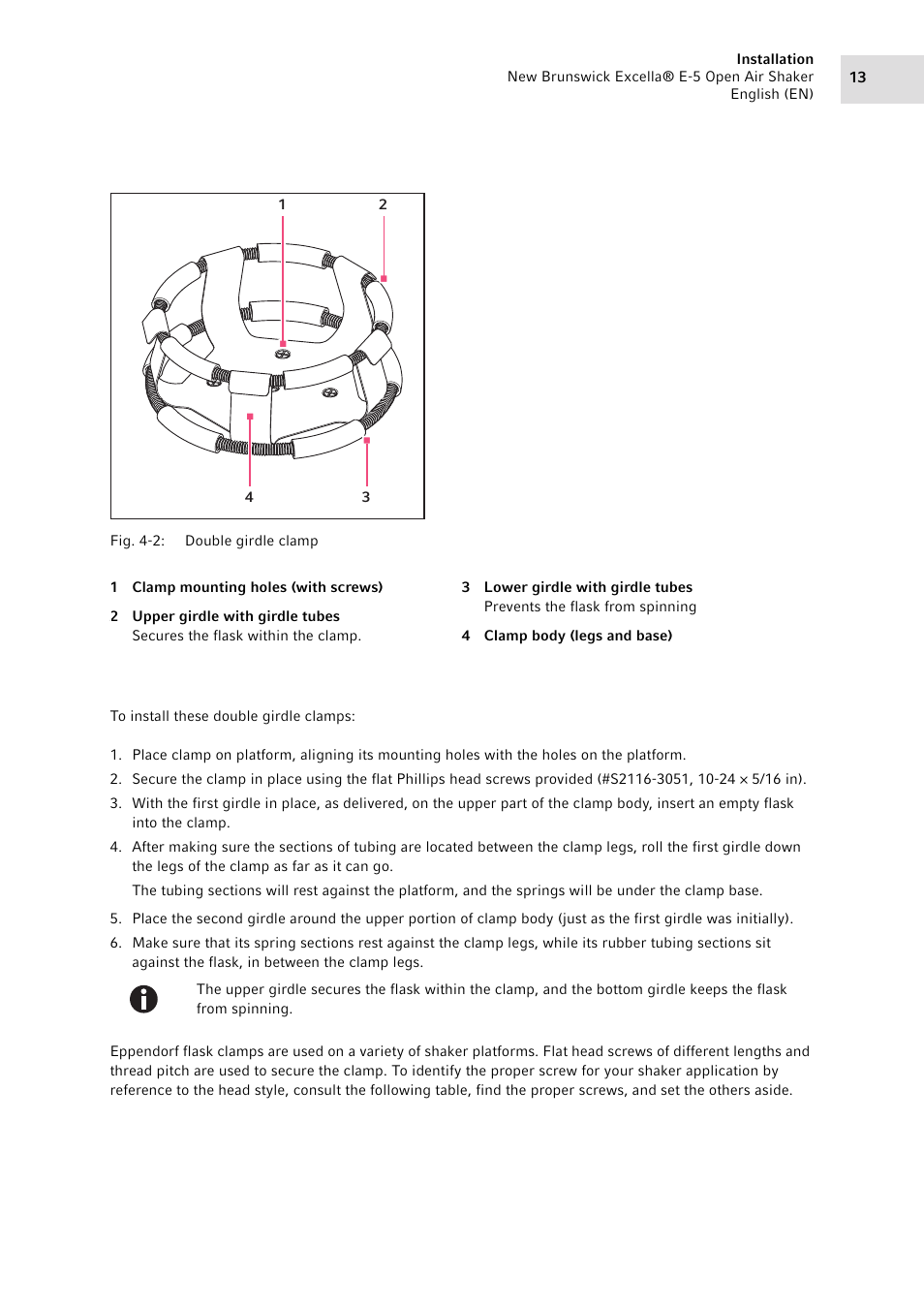 Eppendorf Excella E-5 Classic Platform Shaker User Manual | Page 13 / 42