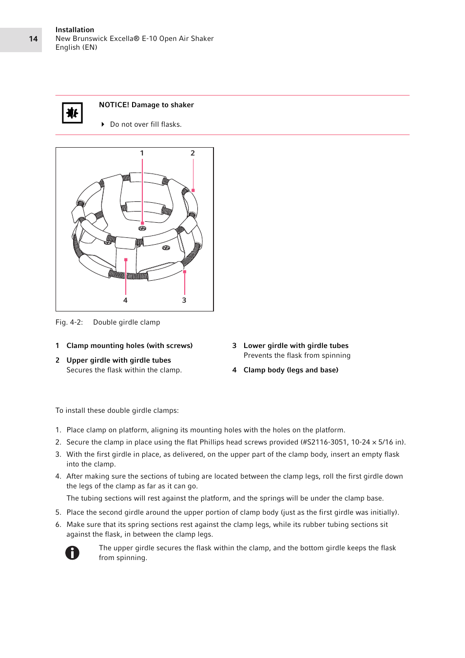 Eppendorf Excella E-10 Classic Platform Shaker User Manual | Page 14 / 40