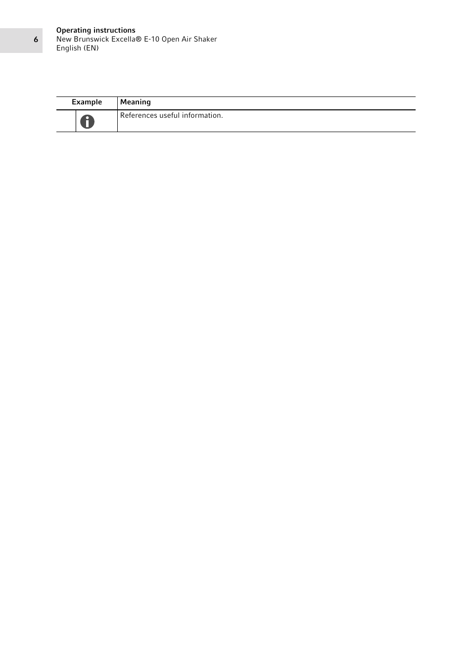 Eppendorf Excella E-10 Classic Platform Shaker User Manual | Page 6 / 40