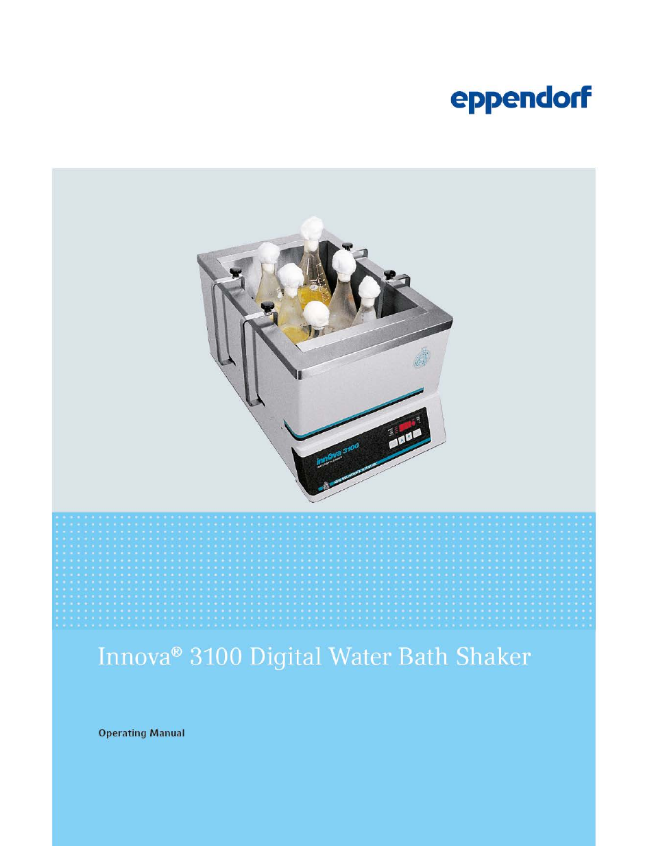 Eppendorf 3100 Digital Water Bath Shake User Manual | 52 pages