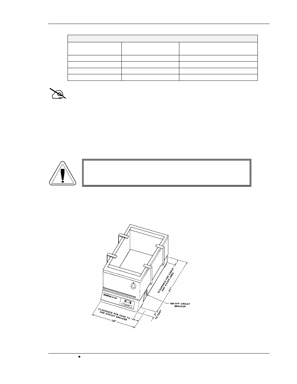 3 installation, Space requirements | Eppendorf 3100 Digital Water Bath Shake User Manual | Page 17 / 52