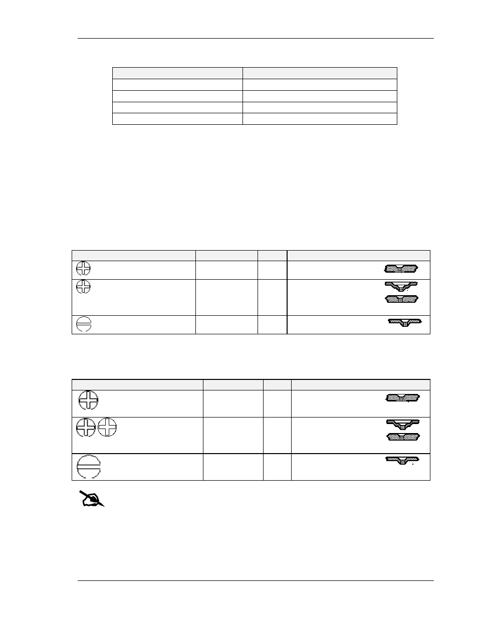 6 clamp mounting hardware, 1 hardware for 10 ml to 500 ml clamps, 2 hardware for 1-liter to 6-liter clamps | Eppendorf 3100 Digital Water Bath Shake User Manual | Page 46 / 52