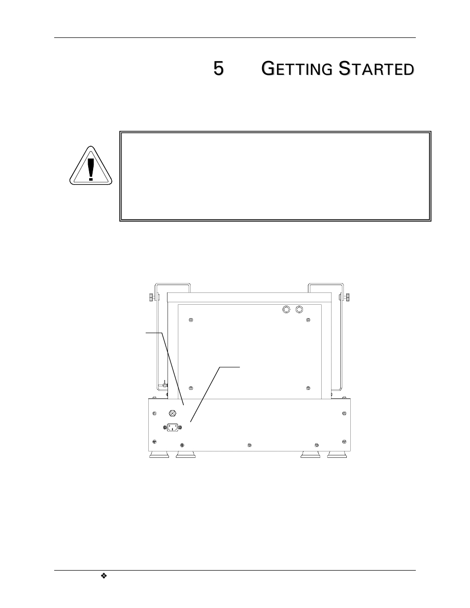 5 getting started, 1 electrical connections, 5g g | Eppendorf C-76 Classic Water Bath Shaker User Manual | Page 18 / 42
