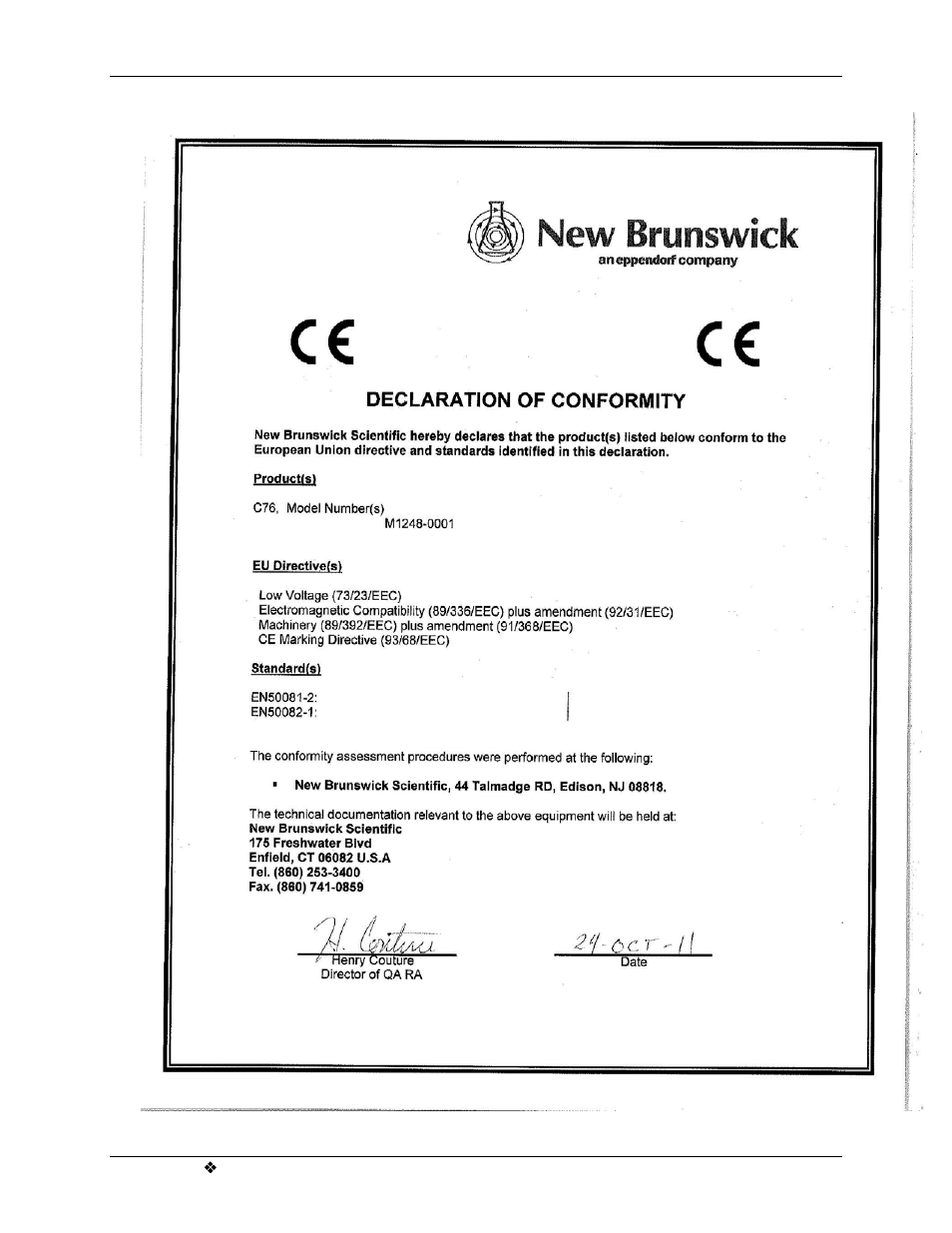 Eppendorf C-76 Classic Water Bath Shaker User Manual | Page 8 / 42