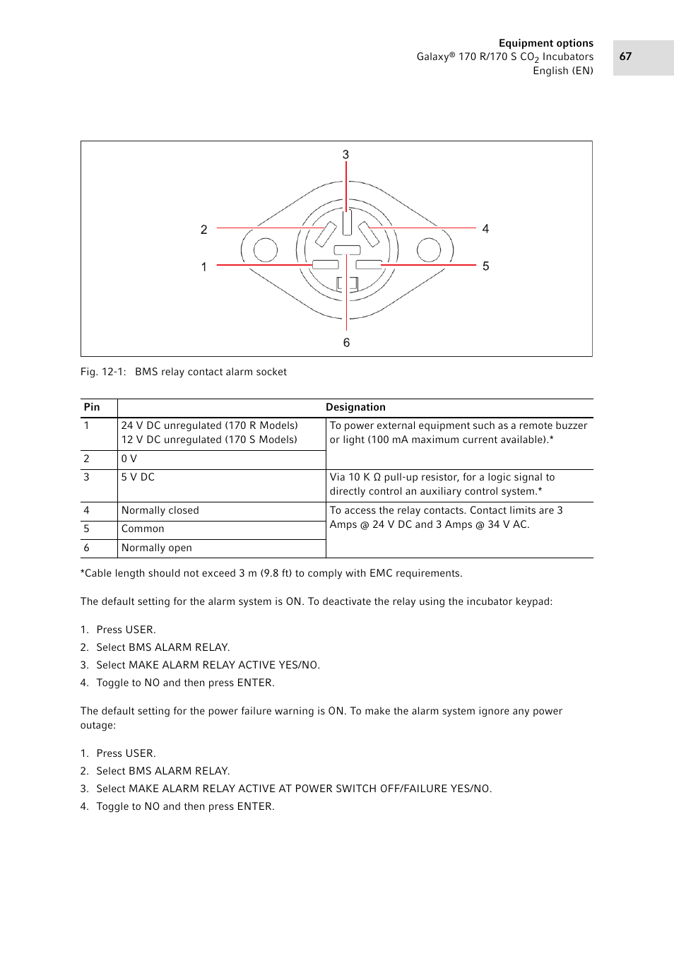Eppendorf Galaxy CO2 Sensor User Manual | Page 67 / 110