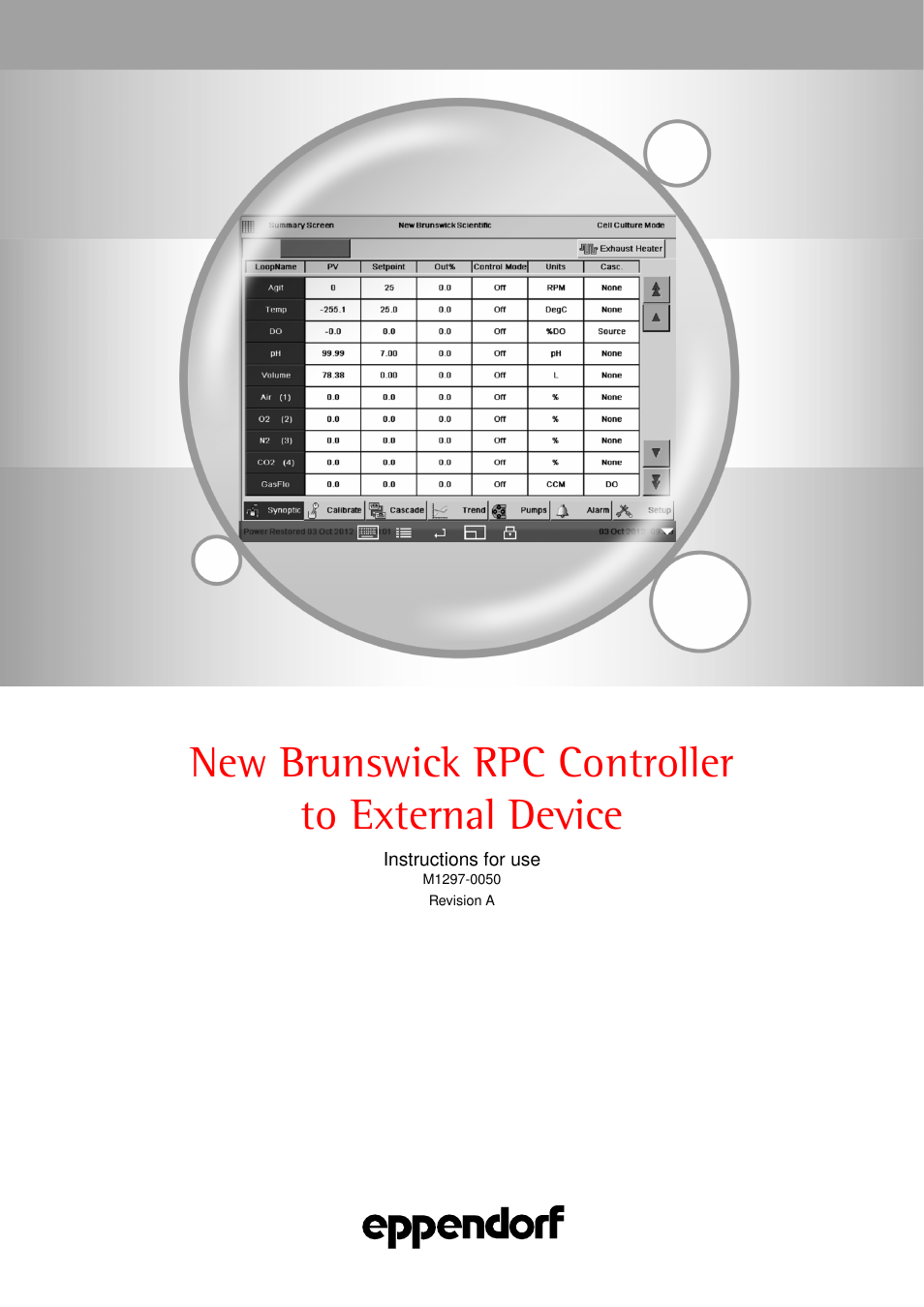 Eppendorf New Brunswick RPC Controller User Manual | 14 pages