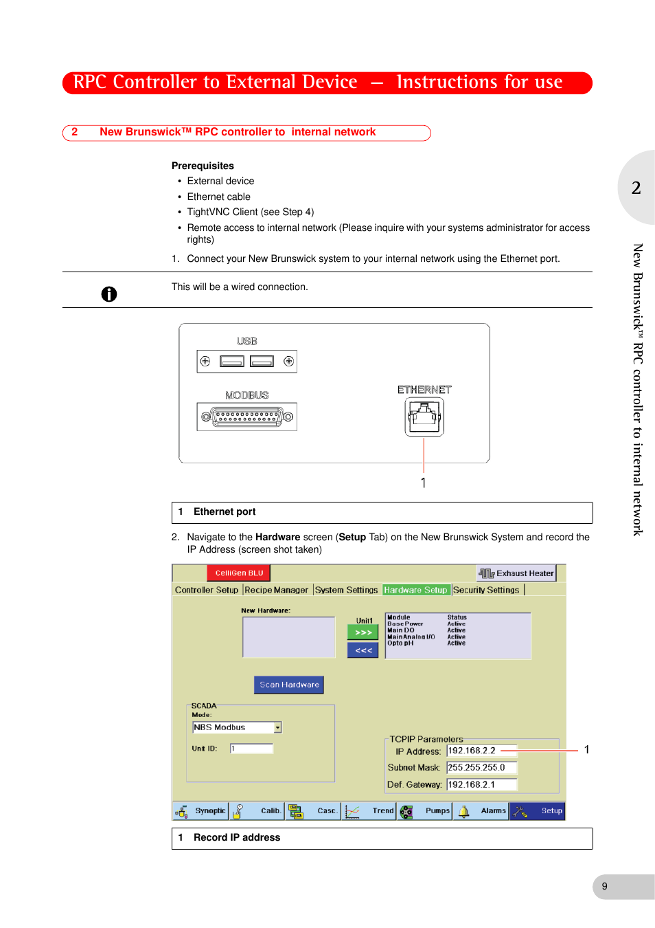 Eppendorf New Brunswick RPC Controller User Manual | Page 9 / 14