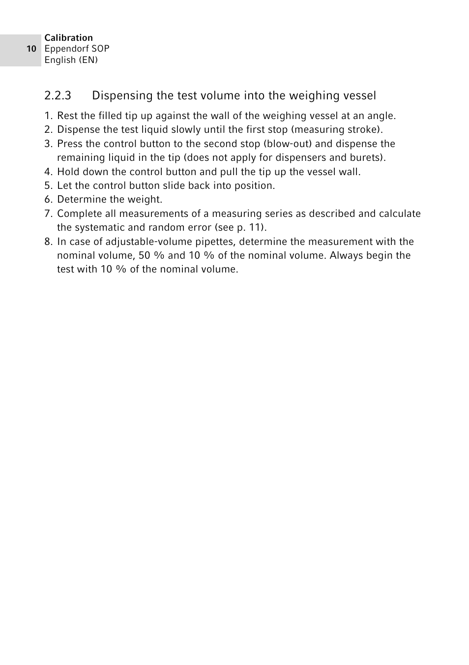 Eppendorf SOP User Manual | Page 10 / 64