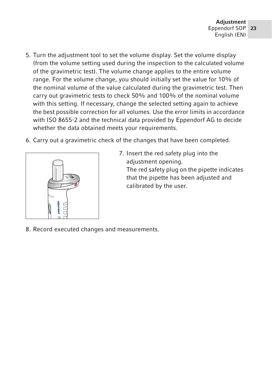 Eppendorf SOP User Manual | Page 23 / 64
