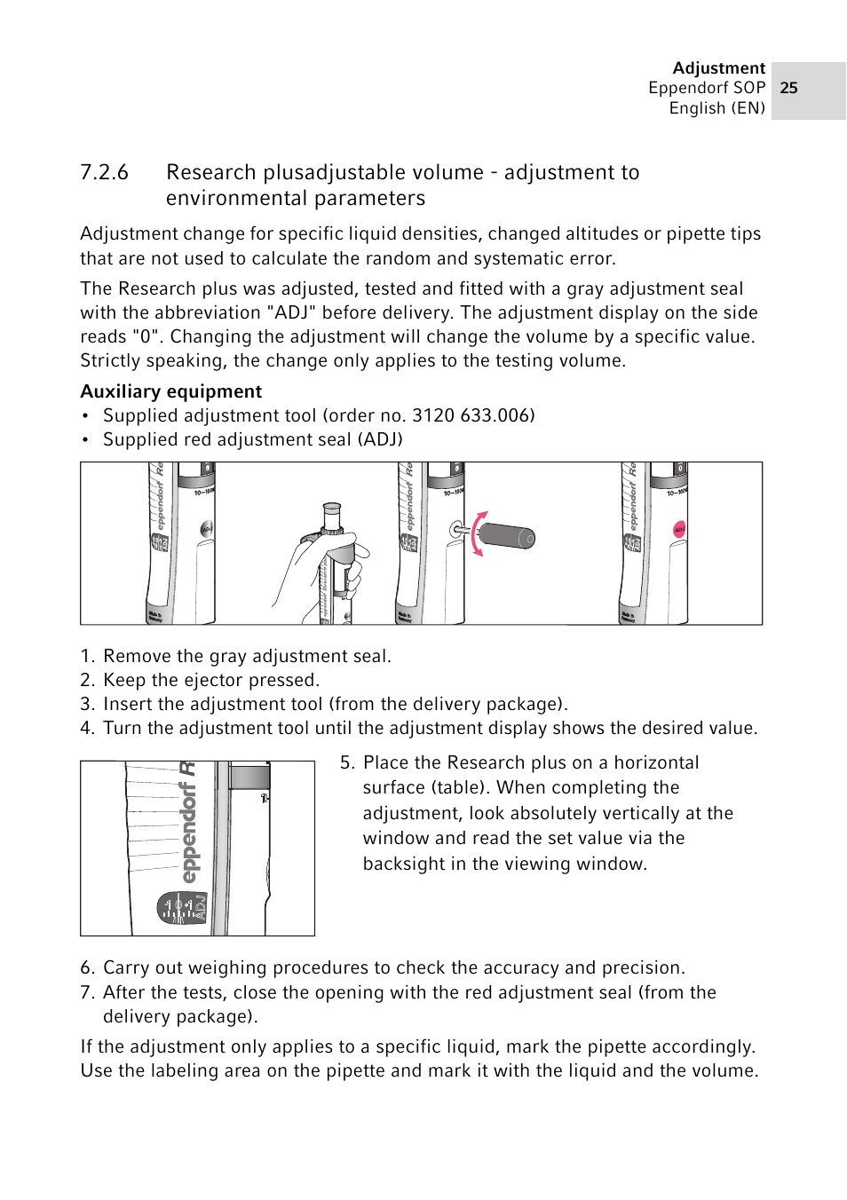 Eppendorf SOP User Manual | Page 25 / 64