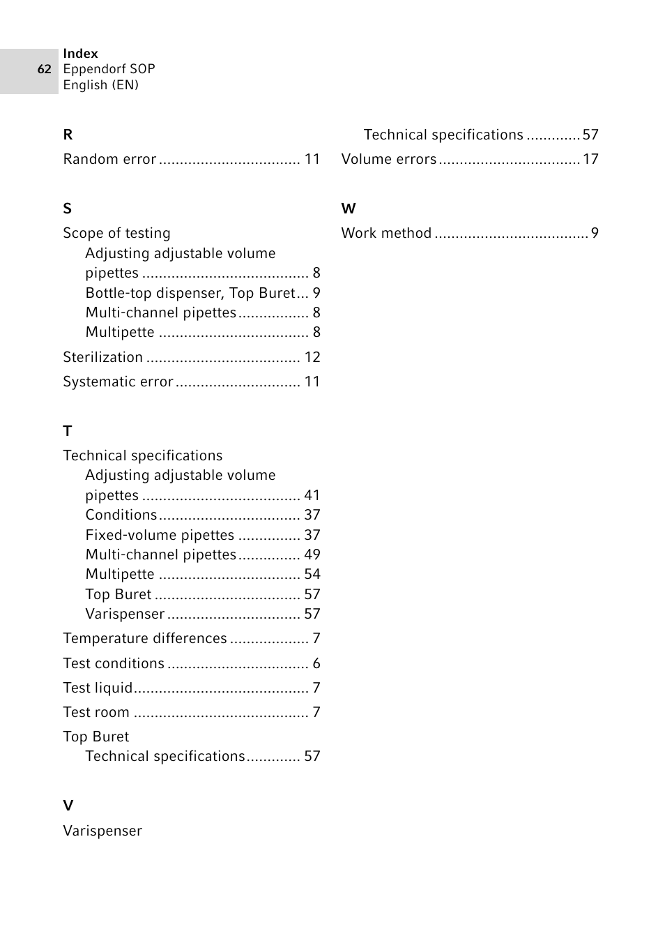 Eppendorf SOP User Manual | Page 62 / 64