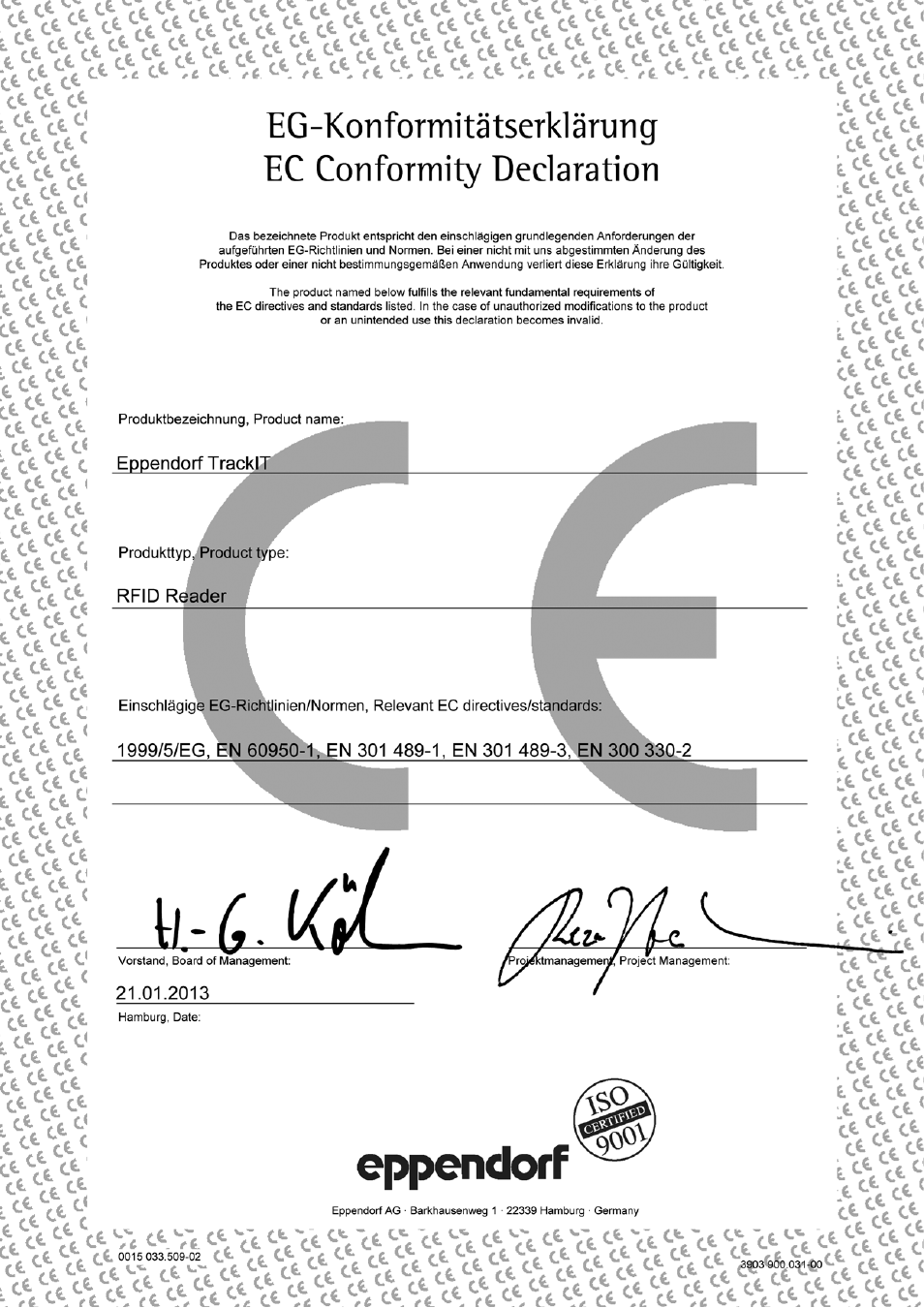 Eppendorf TrackIT User Manual | Page 21 / 22