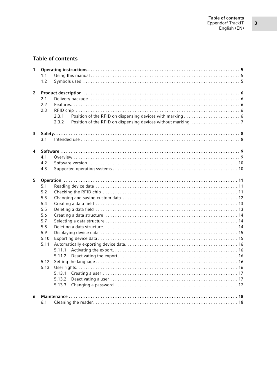 Eppendorf TrackIT User Manual | Page 3 / 22