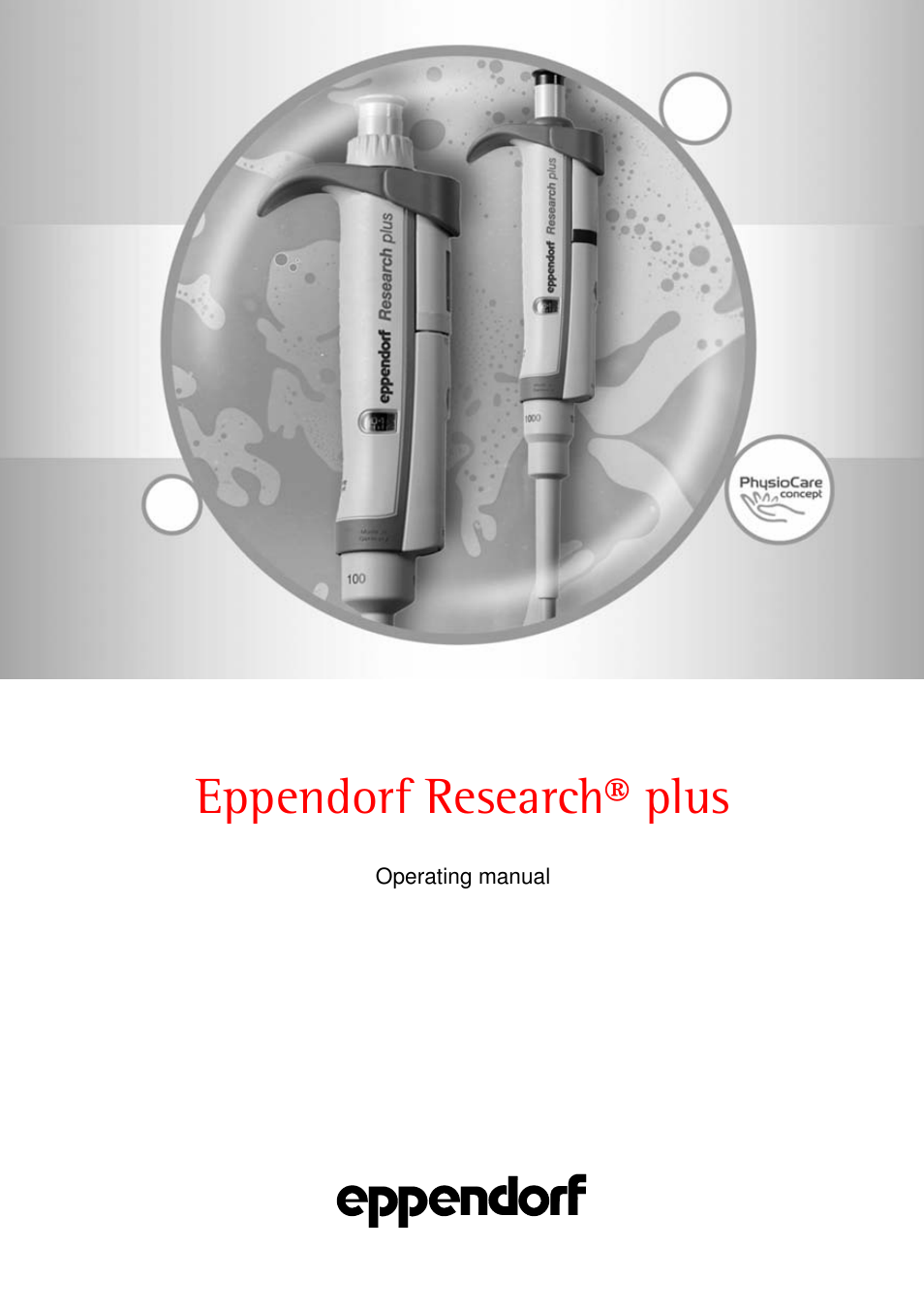 Eppendorf Research plus User Manual | 42 pages