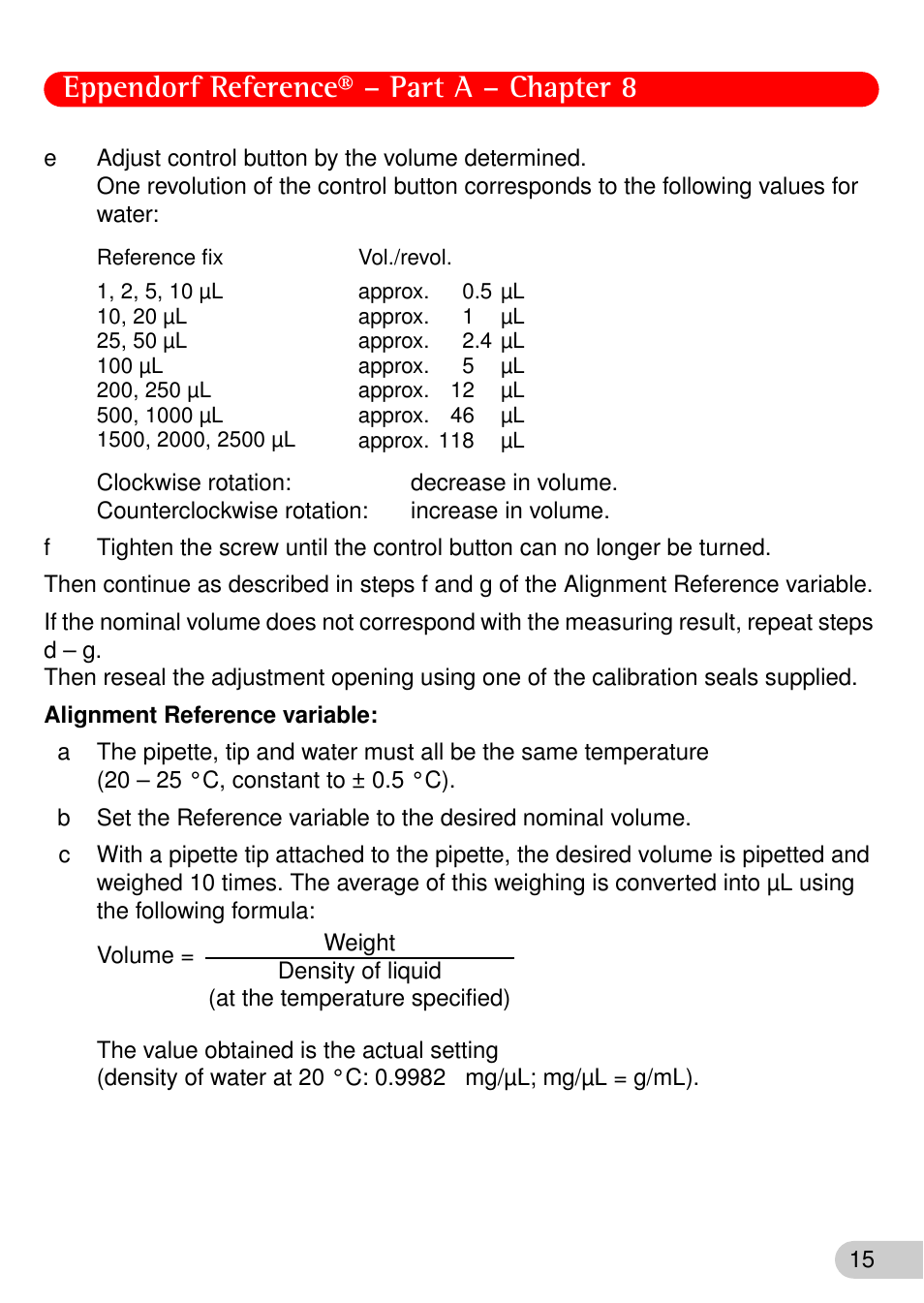 Eppendorf reference® – part a – chapter 8 | Eppendorf Reference User Manual | Page 16 / 44