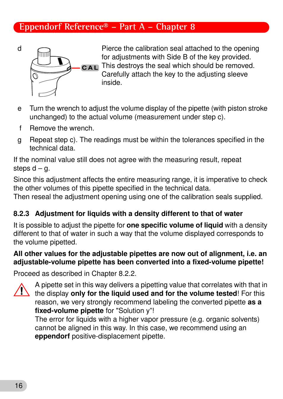 Eppendorf reference® – part a – chapter 8 | Eppendorf Reference User Manual | Page 17 / 44