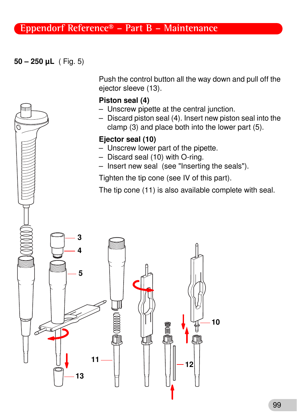 Eppendorf reference® – part b – maintenance | Eppendorf Reference User Manual | Page 28 / 44