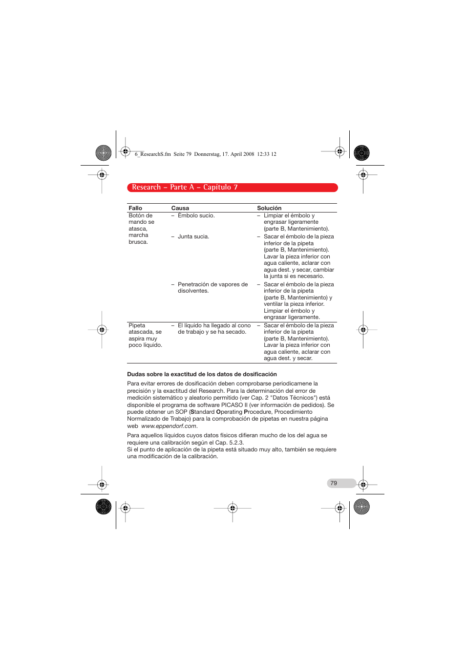 Research – parte a – capítulo 7 | Eppendorf Research Family - fix, variable, multi User Manual | Page 19 / 42