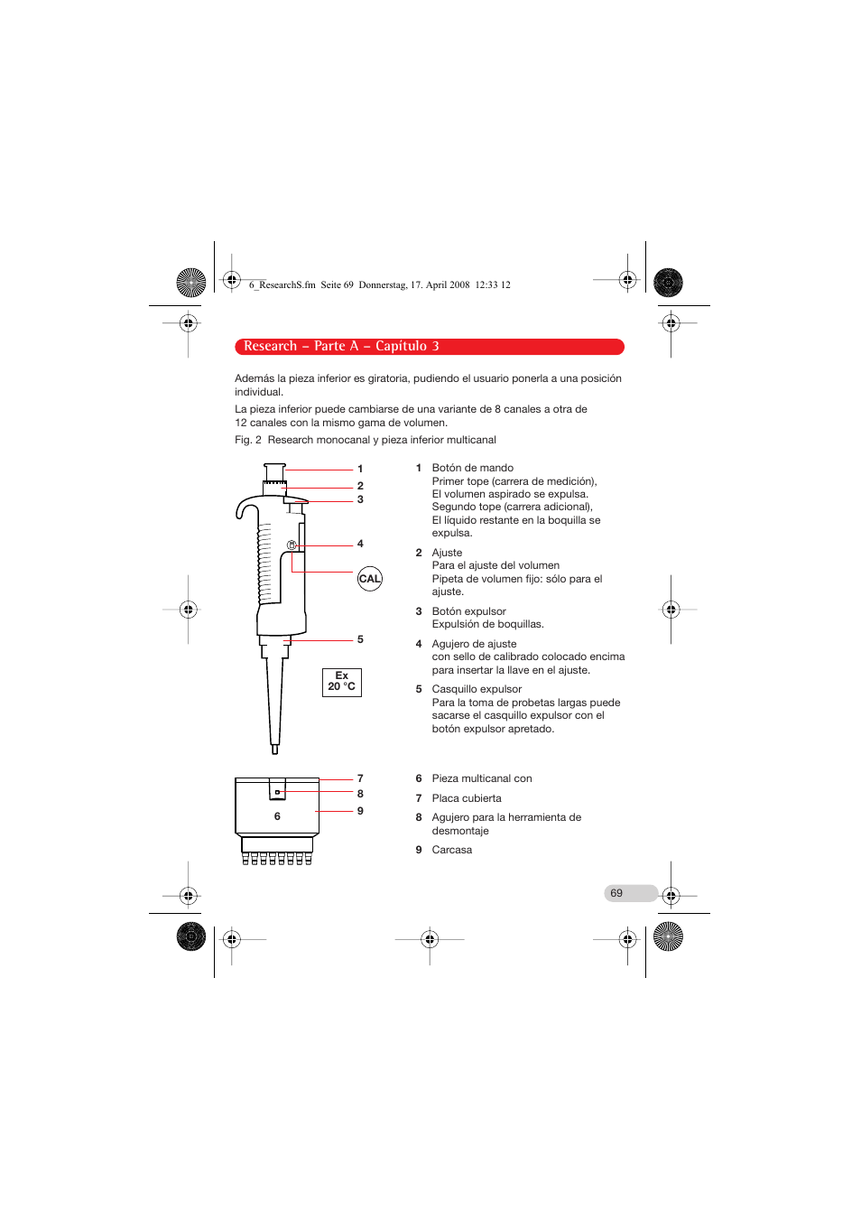 Research – parte a – capítulo 3 | Eppendorf Research Family - fix, variable, multi User Manual | Page 9 / 42