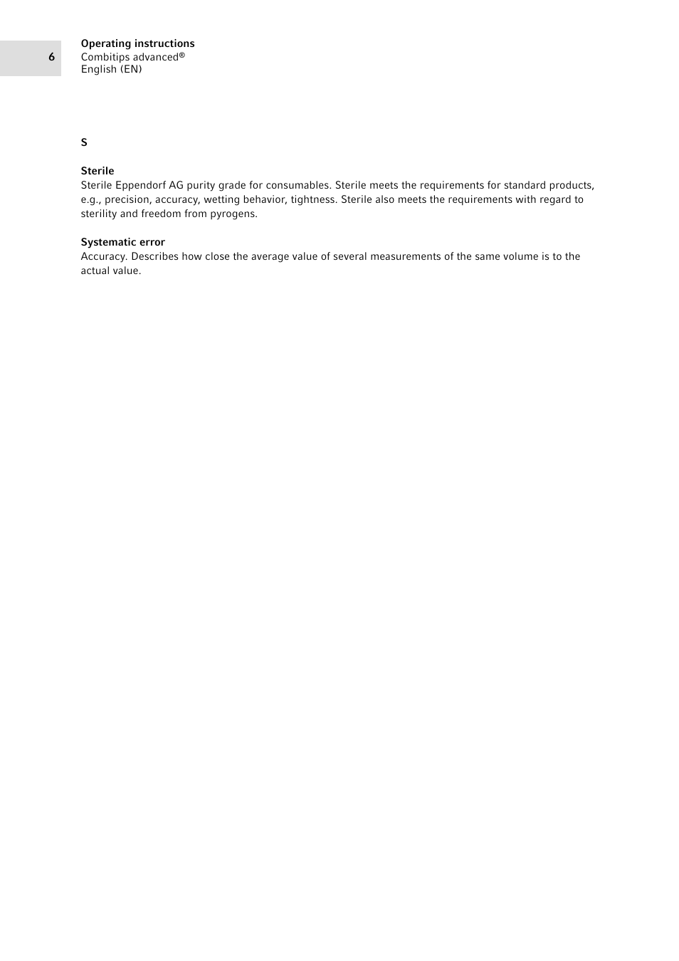 Eppendorf Combitips advanced User Manual | Page 6 / 29