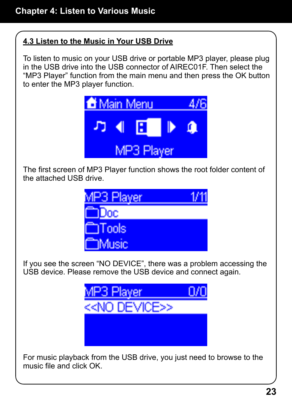 Aluratek AIREC01F User Manual | Page 22 / 48