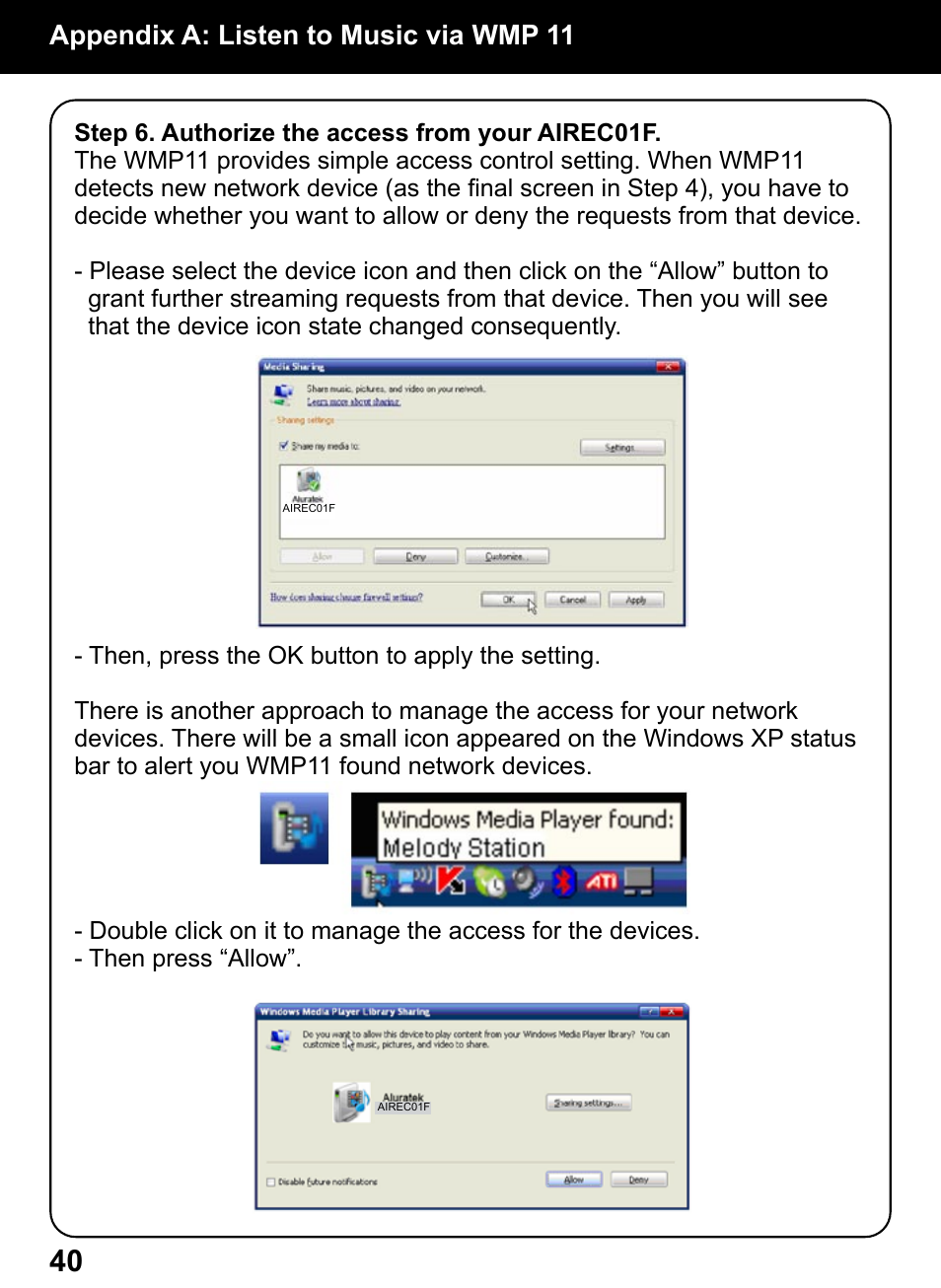 Aluratek AIREC01F User Manual | Page 39 / 48
