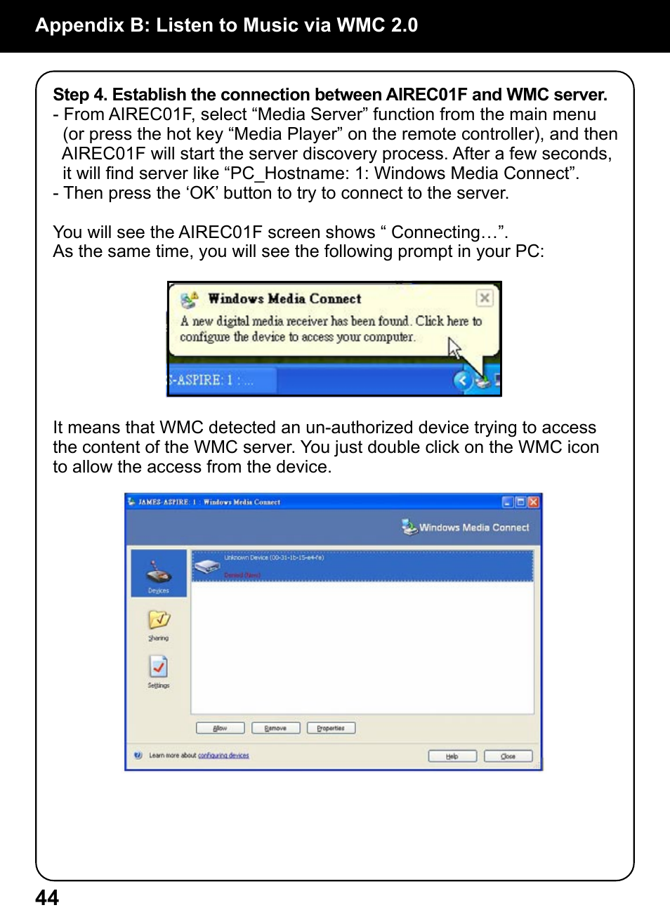Aluratek AIREC01F User Manual | Page 43 / 48