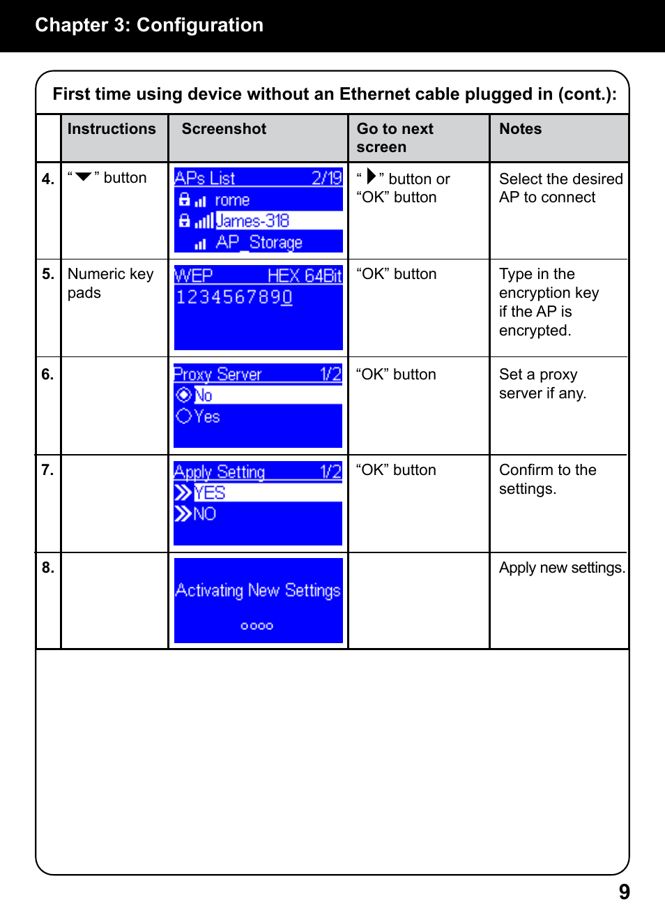 Chapter 3: configuration | Aluratek AIREC01F User Manual | Page 8 / 48