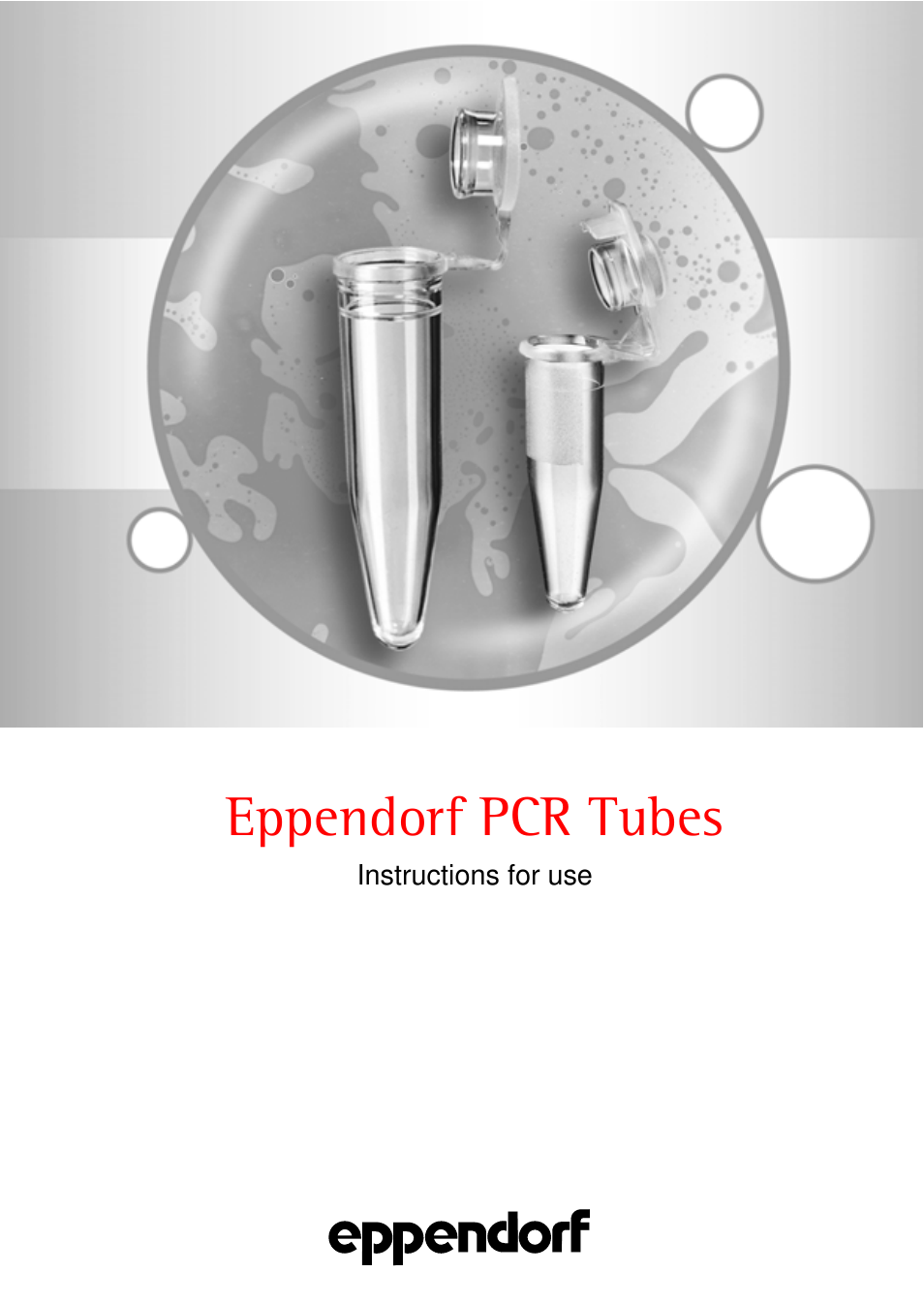 Eppendorf PCR tubes User Manual | 4 pages