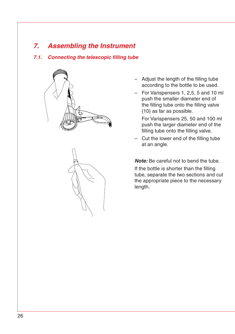 Assembling the instrument | Eppendorf Varispenser 4962 User Manual | Page 32 / 110