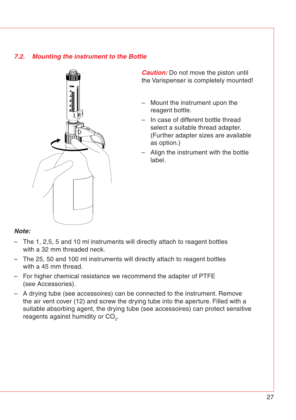 Eppendorf Varispenser 4962 User Manual | Page 33 / 110