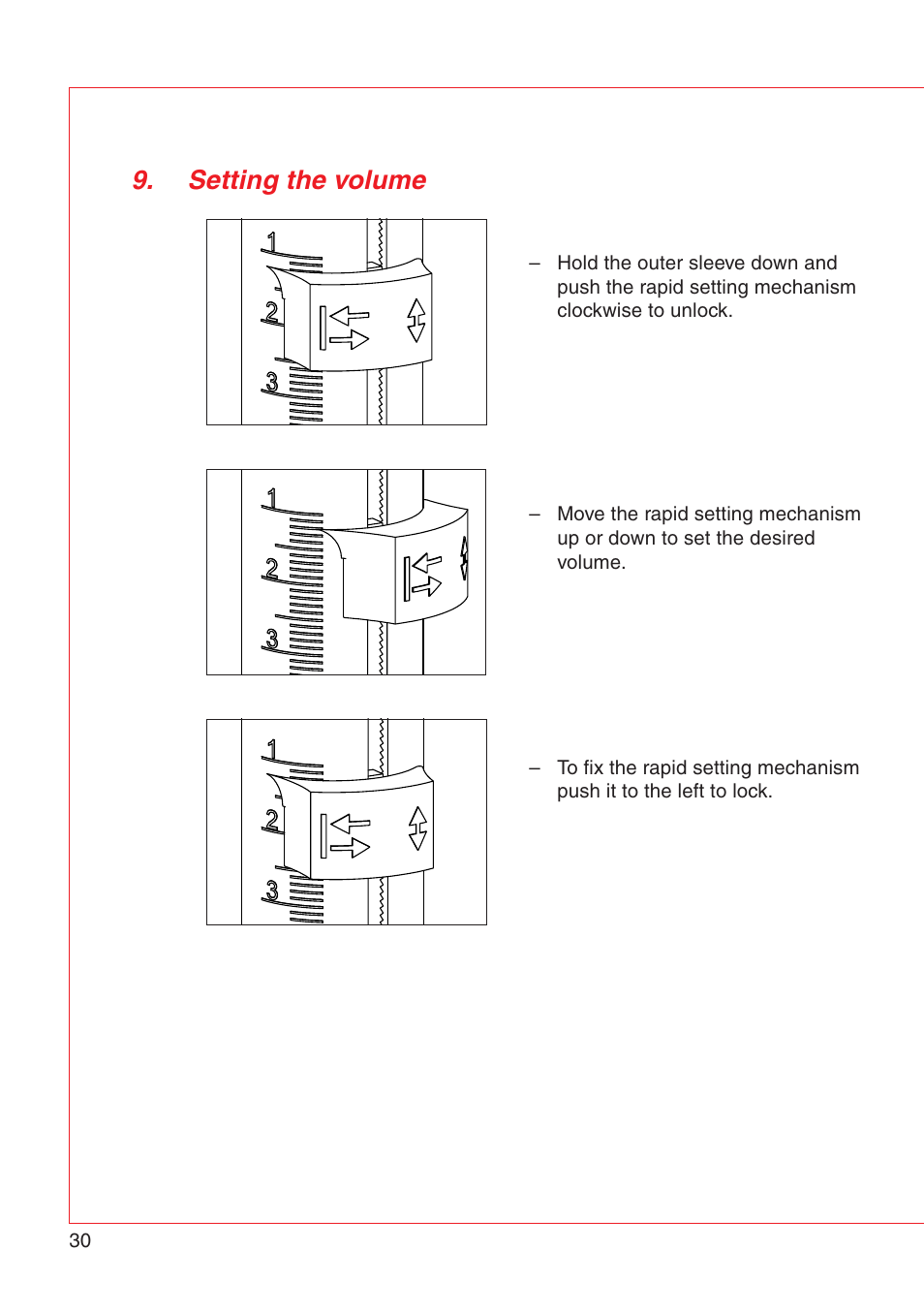 Setting the volume | Eppendorf Varispenser 4962 User Manual | Page 36 / 110