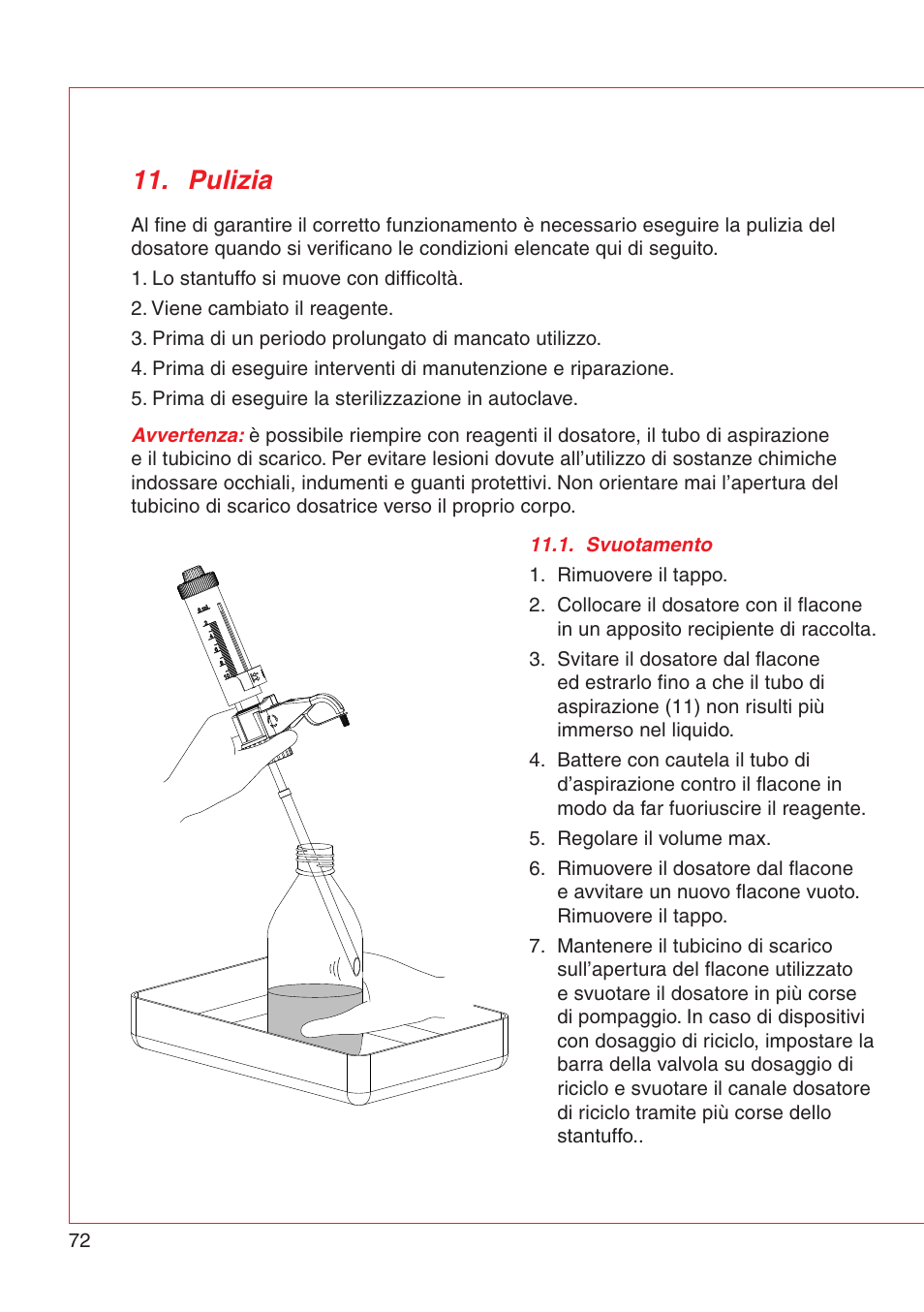 Pulizia | Eppendorf Varispenser 4962 User Manual | Page 78 / 110