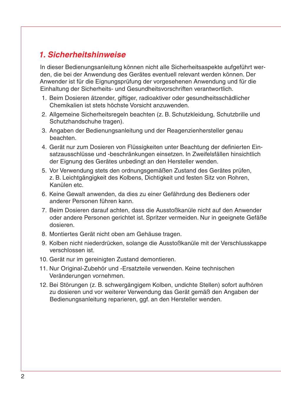 Sicherheitshinweise | Eppendorf Varispenser 4962 User Manual | Page 8 / 110