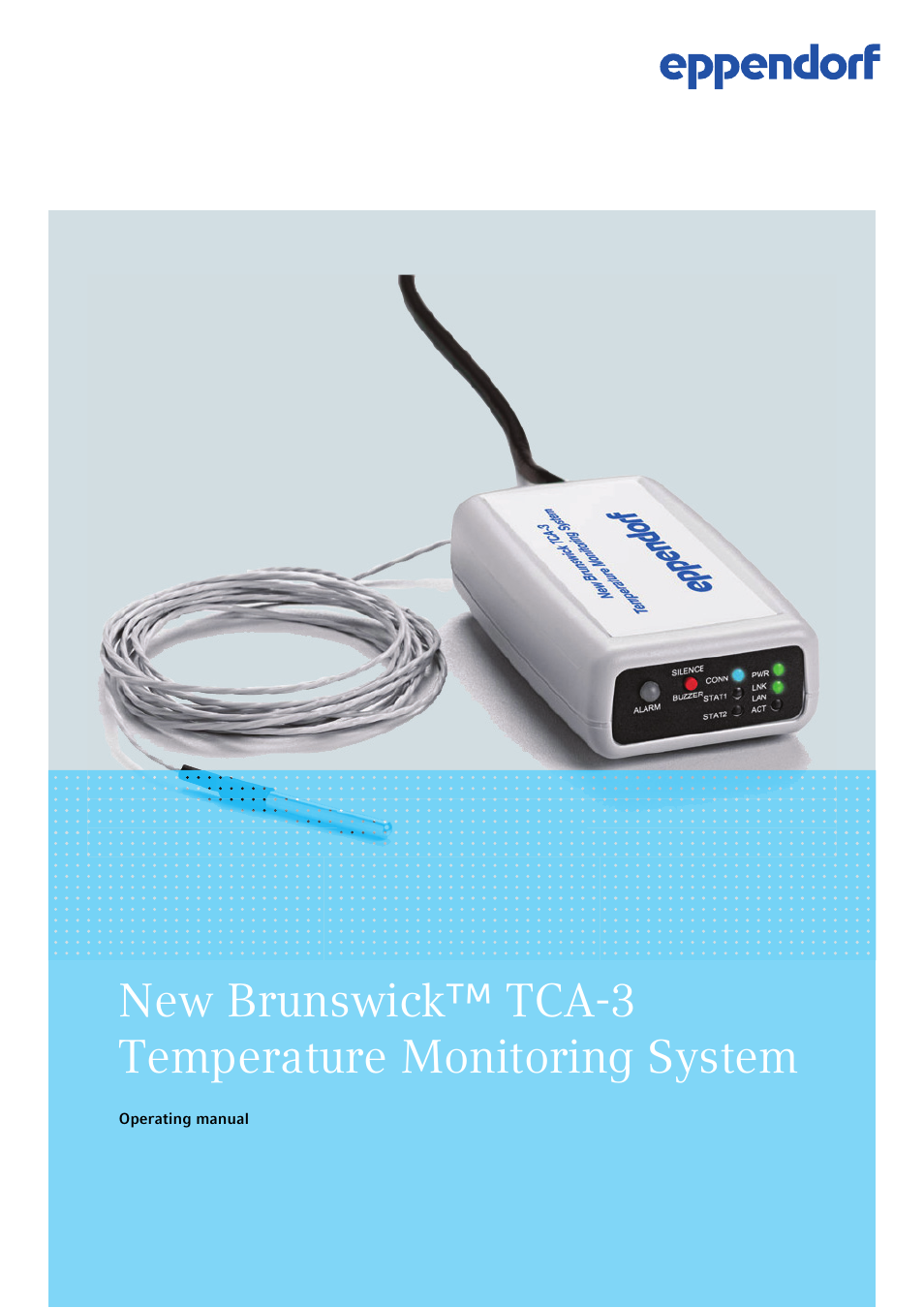 Eppendorf TCA-3 Temperature Monitoring System User Manual | 50 pages