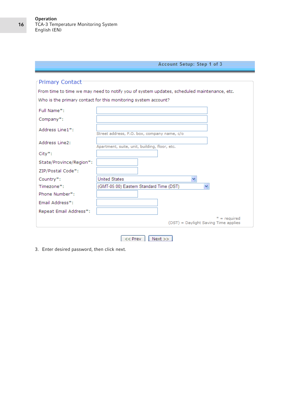Eppendorf TCA-3 Temperature Monitoring System User Manual | Page 16 / 50