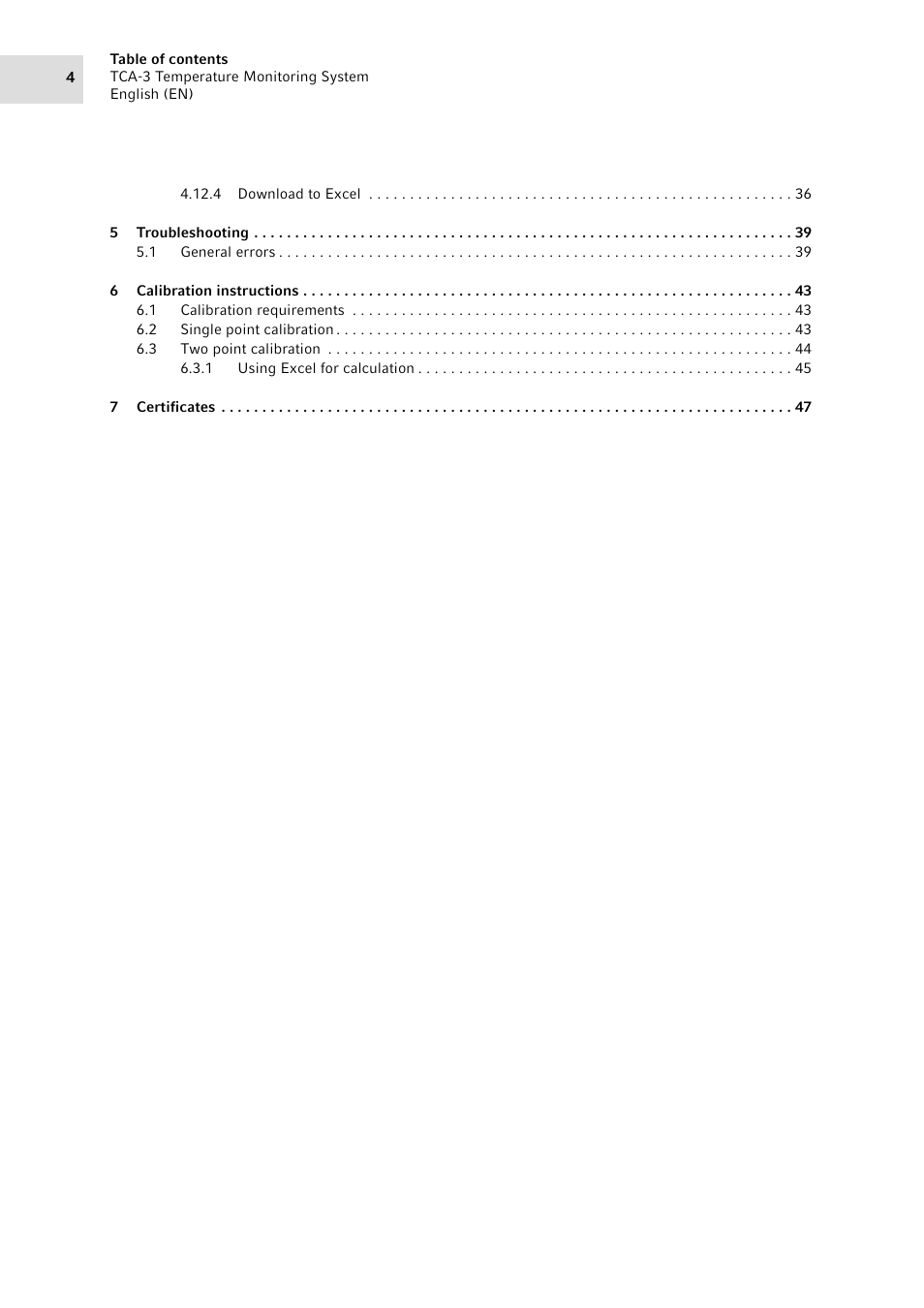 Eppendorf TCA-3 Temperature Monitoring System User Manual | Page 4 / 50