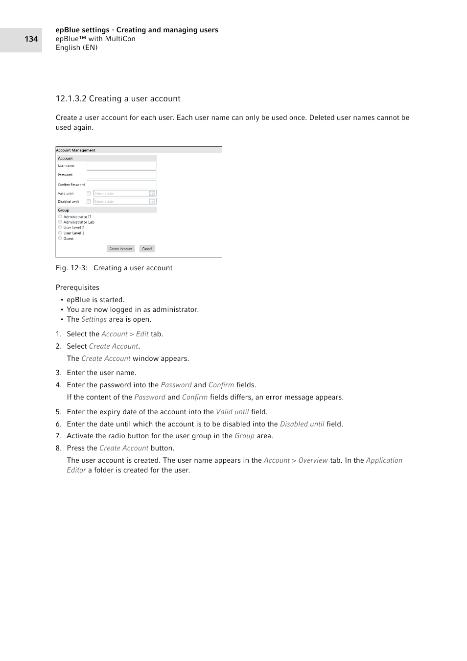 Eppendorf epBlue with MultiCon User Manual | Page 134 / 180