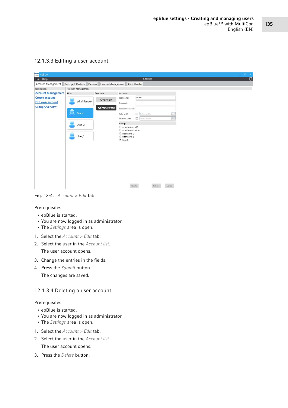 Eppendorf epBlue with MultiCon User Manual | Page 135 / 180