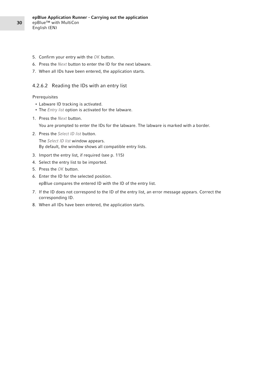 Eppendorf epBlue with MultiCon User Manual | Page 30 / 180