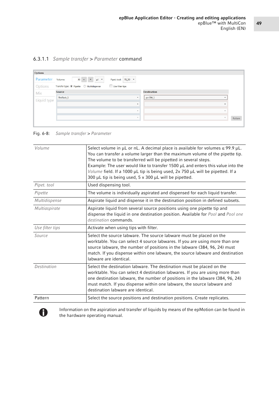 Eppendorf epBlue with MultiCon User Manual | Page 49 / 180