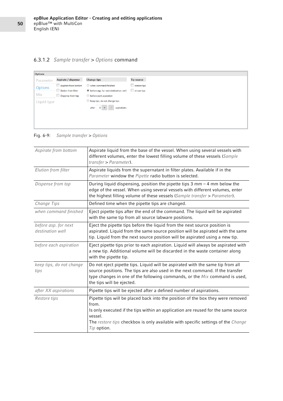 Eppendorf epBlue with MultiCon User Manual | Page 50 / 180