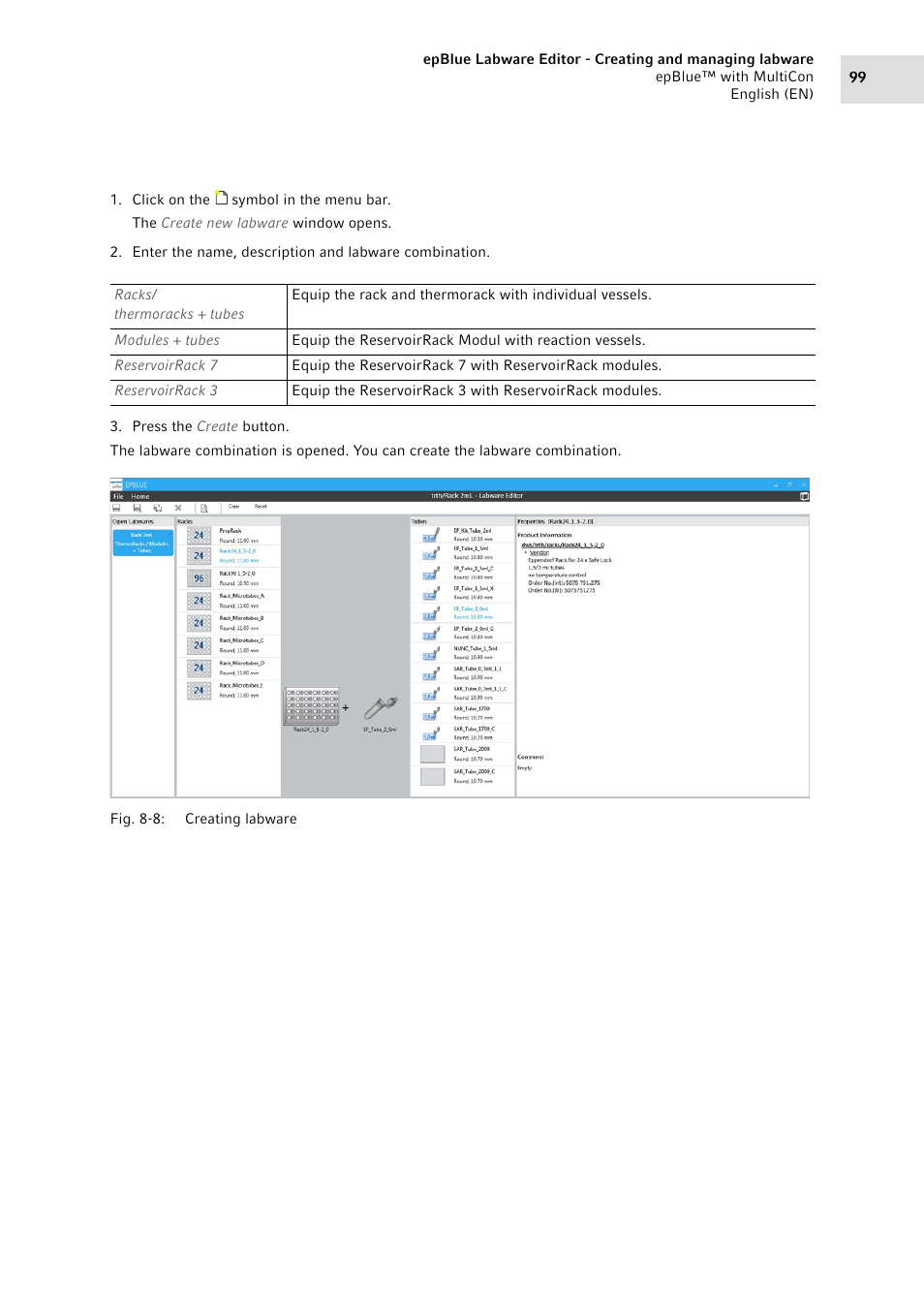 Eppendorf epBlue with MultiCon User Manual | Page 99 / 180