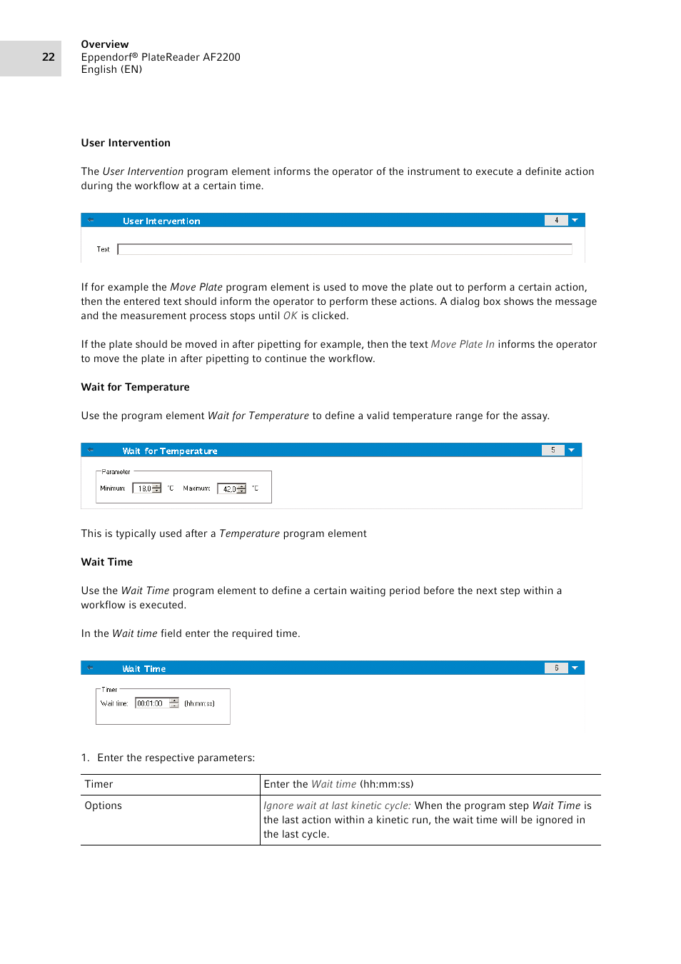 Eppendorf AF2200 Plate Reader User Manual | Page 22 / 78